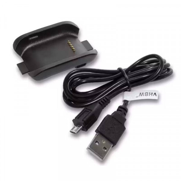 Oplader voor Samsung Gear V700, AC187 - 1 meter - Zwart