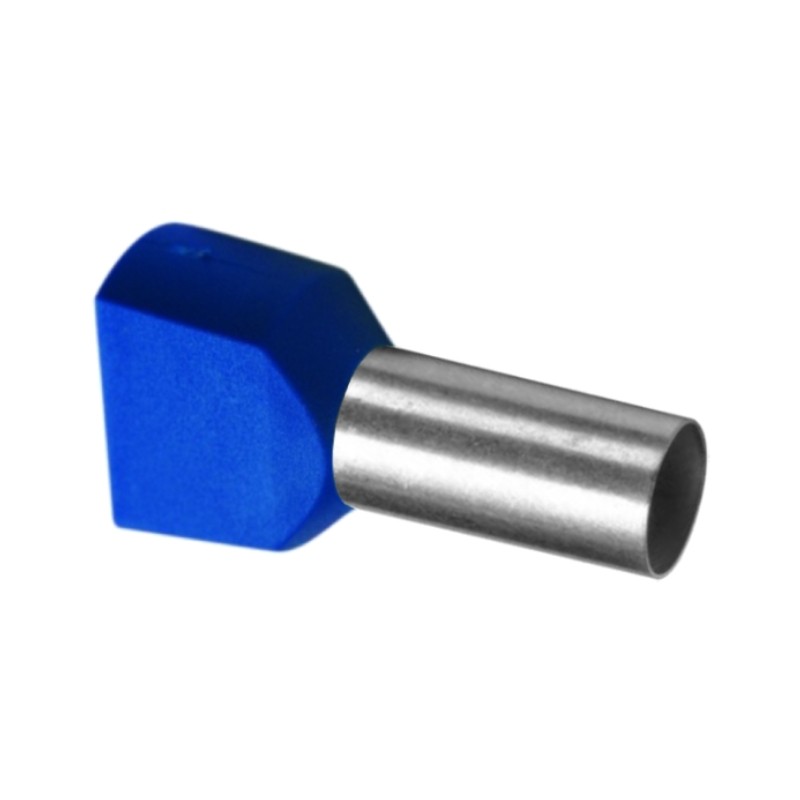 Duo Adereindhuls geisoleerd 16mm² blauw - per 100 stuks