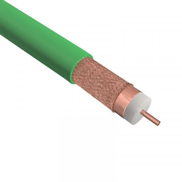 Dynamic Coax12 grondkabel Per meter Groen