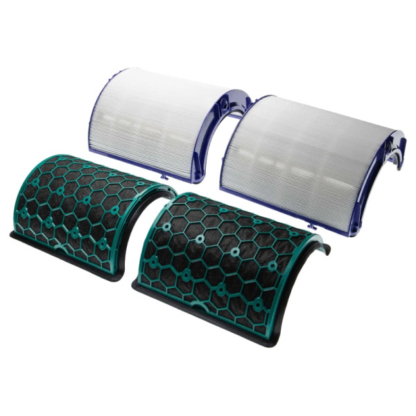 Filter voor Dyson Pure Cool DP en TP - 969048-02 e.d. - HEPA en actieve koolstof - Grijs