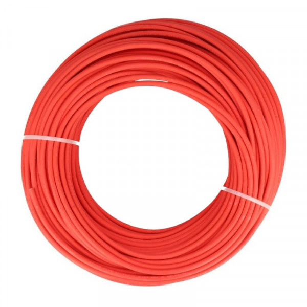 Solarkabel 4 mm2 - TUV - 100 meter - Rood