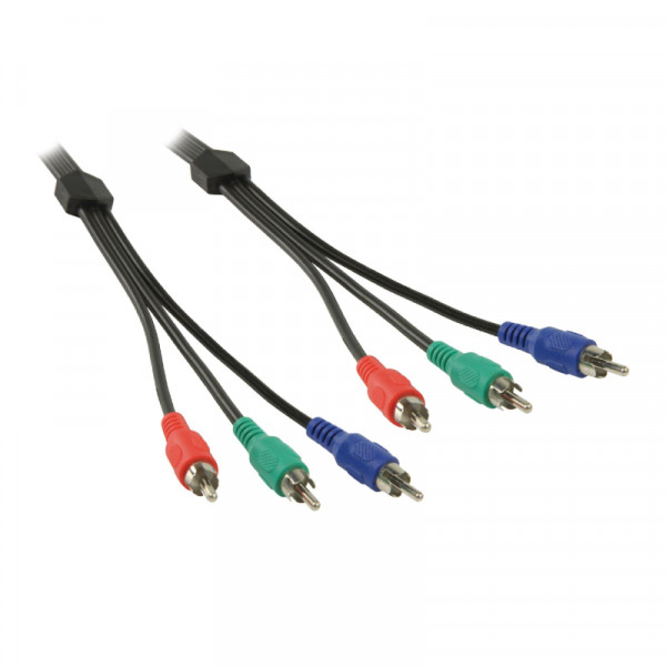 3RCA Component kabel 1m