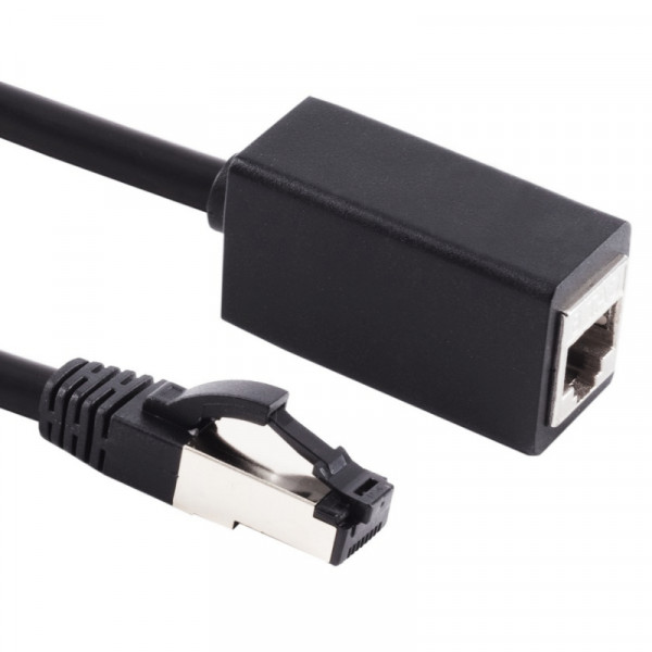 S/FTP CAT8.1 40 Gigabit Netwerk Verlengkabel - CU - 3 meter - Zwart