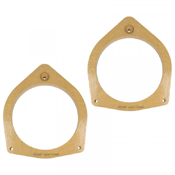 MDF 165mm Luidsprekerhouders - Toyota Land Cruiser 90 (1996-2002) - Voor- en achterdeuren