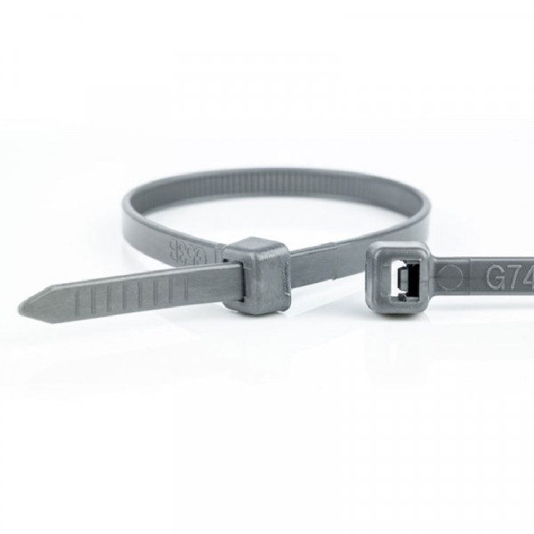 Kabelbinders - 100 x 2,5mm - Trekkracht tot 8,1kg - 100 stuks - Grijs