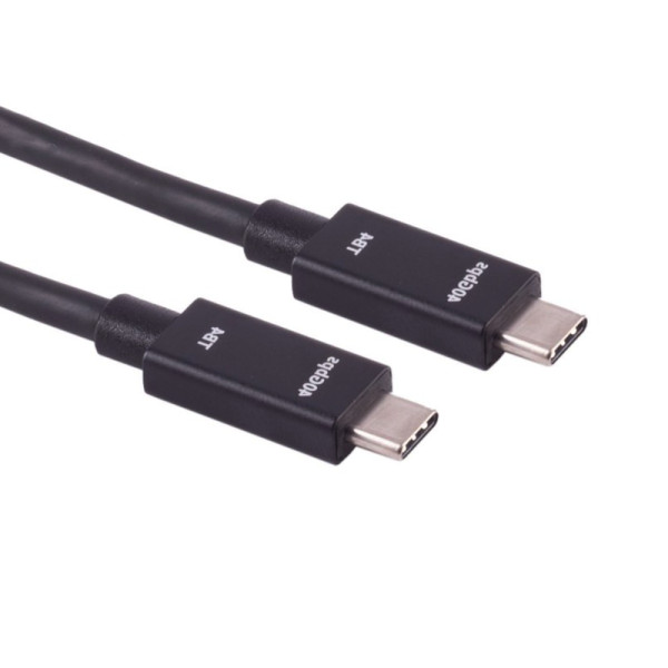 Thunderbolt 4 Kabel - 0,5 meter - Zwart