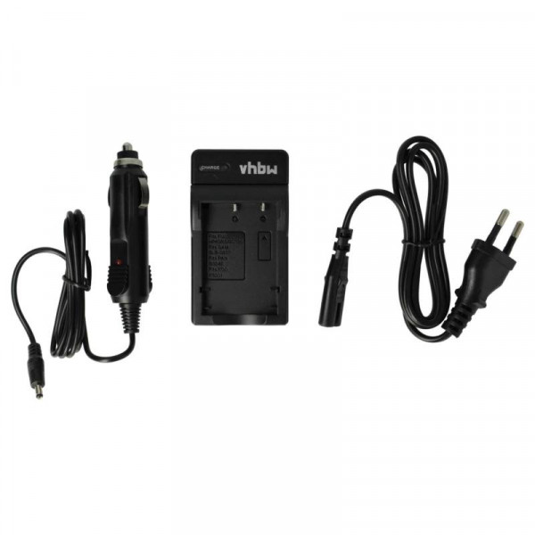 Accu oplader voor Creative Vado Video Cam - Met 12V plug - Zwart