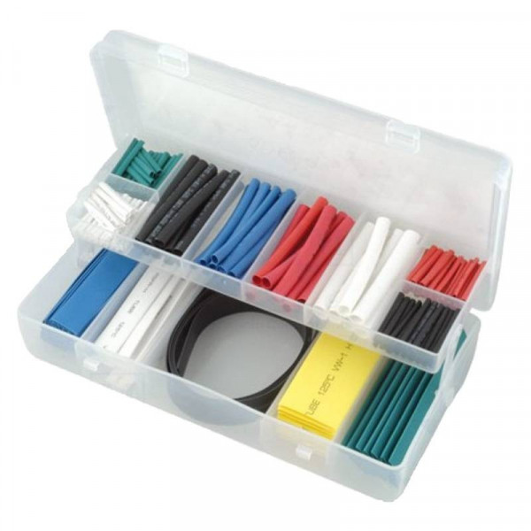 Krimpkous assortiment - 2:1 - 171 stuks - diverse diameters - Meerkleurig