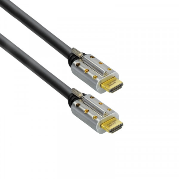 Actieve HDMI 2.0 Kabel - 4K 60Hz - Met Afneembare Connectorbehuizing - 25 meter - Zwart