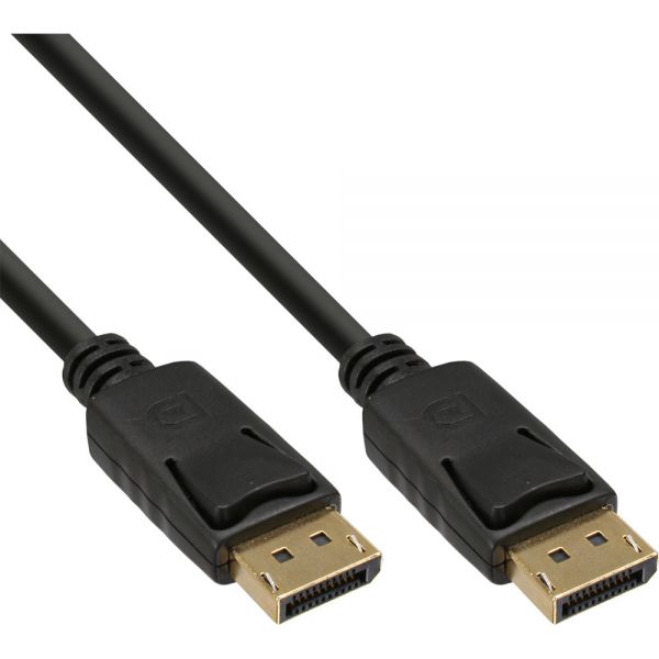 InLine DisplayPort kabel Verguld 10m