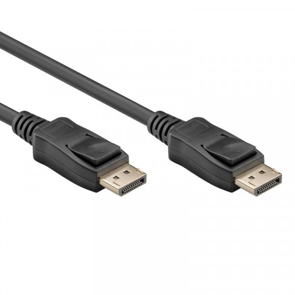 DisplayPort v1.2 Kabel - 4K 60Hz - 7,5 meter - Zwart