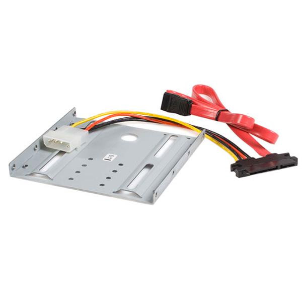 animatie raket terwijl StarTech 2,5 inch SATA Harde Schijf naar 3,5 inch Bay Montageset