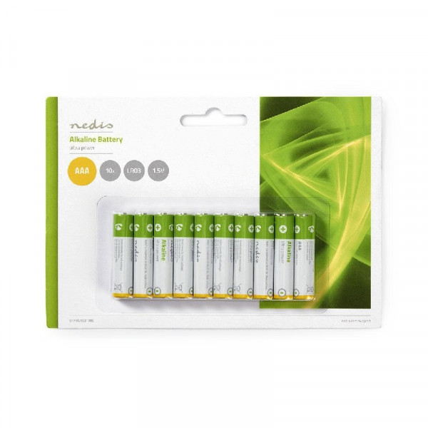 10x Alkaline batterij AAA
