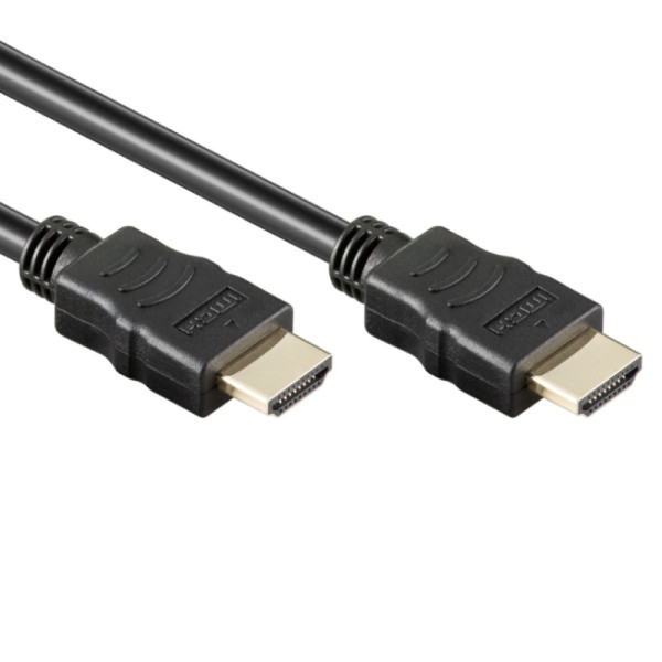 HDMI 1.3 Kabel - Full HD 60Hz - Verguld - 1,8 meter - Zwart