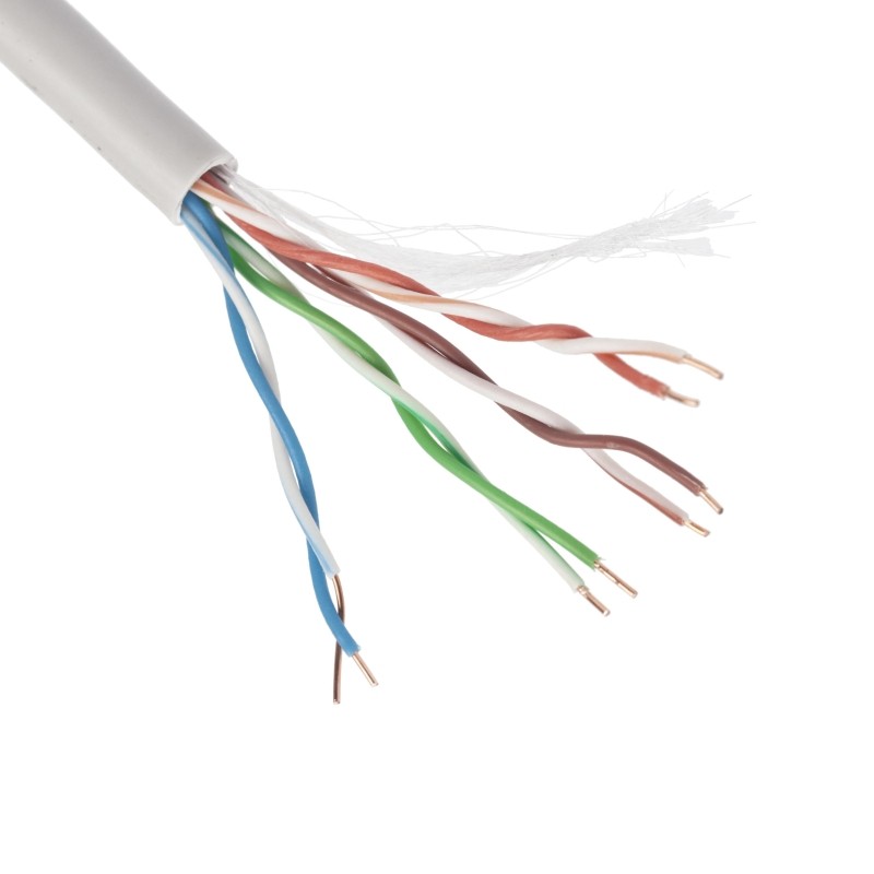 UTP CAT6 Gigabit Netwerkkabel - CU - 24AWG - Soepel - Per meter - Grijs 3039c385d2f452ff4b8688320804294e