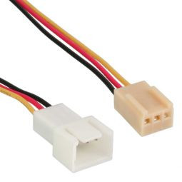 Molex Ventilator verlengkabel - Molex 3-pins (v) - Molex 3-pins (m) - 0,3 meter