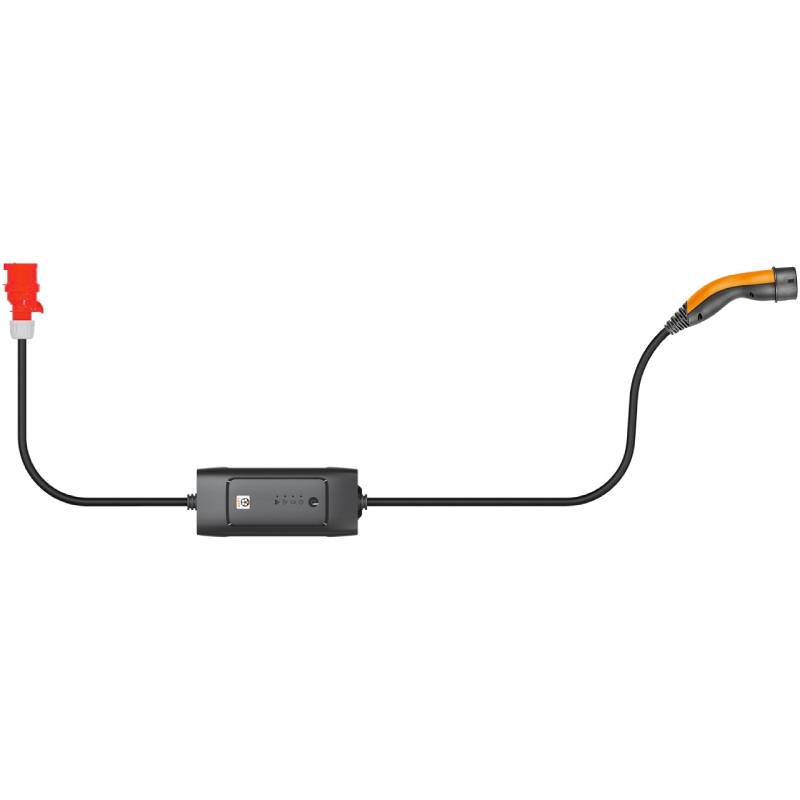 Type 2 EV Mobiel Oplaadstation - Met CEE stekker - Tot 22 kW - 6 meter - Zwart