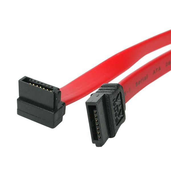 StarTech 45 cm SATA naar SATA Serial ATA Kabel met Rechte Hoek