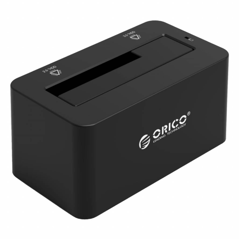 Orico Docking Station voor 2,5'' en 3,5'' SATA HDD/SSD - USB 3.2 Gen 1 - Zwart