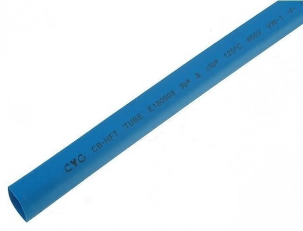 Krimpkous Blauw 19,1mm - 9,55mm 1 meter