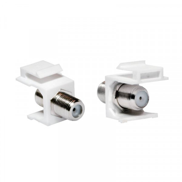 Keystone F-connector - F (v) - F (v) - Wit