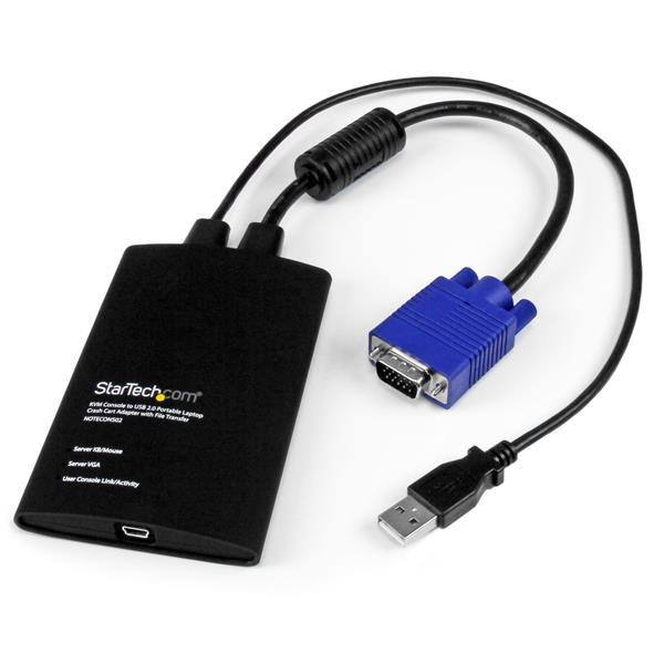 StarTech VGA en USB KVM Switch - USB 2.0 - Bestandsoverdracht en Video-opname - Zwart