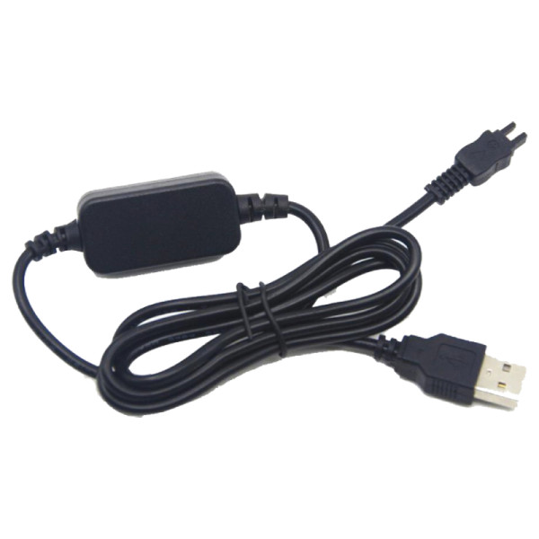 USB Stroomkabel voor Diverse Sony Cyber-shot e.a. Camcorders (AC-L200) - 1 meter - Zwart