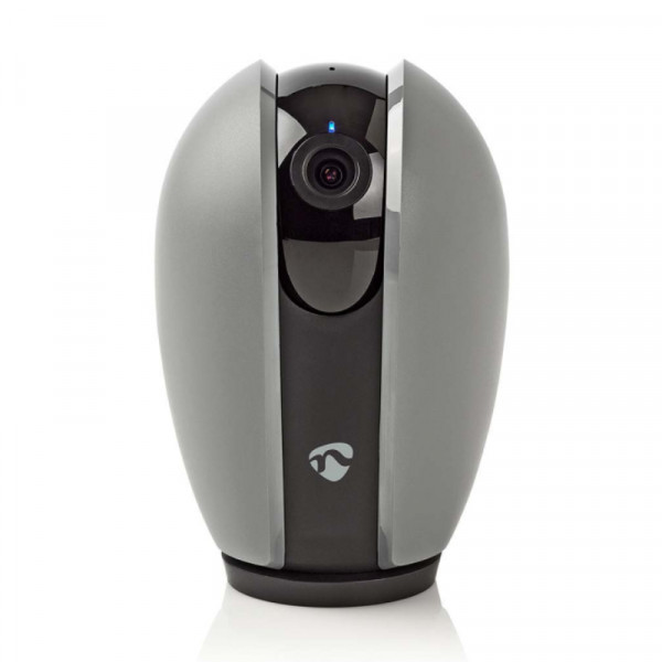 Slimme Wifi IP-Camera voor Binnen - Full HD - Micro SD en Cloud - Kiep en kantel - Grijs/Wit