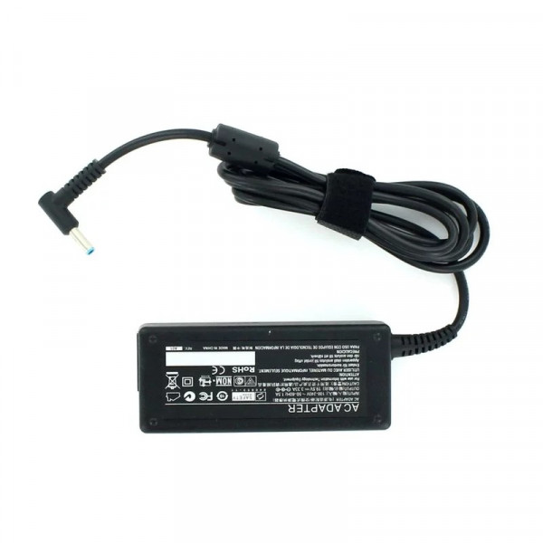 Voedingsadapter 19V - 3,33A - 65W - 4,5 x 3mm - Voor diverse HP - Zwart