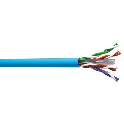 UTP Cat6 netwerkkabel 305m op rol - blauw