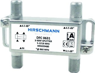 Hirschmann DFC0631 3-voudig verdeelelement
