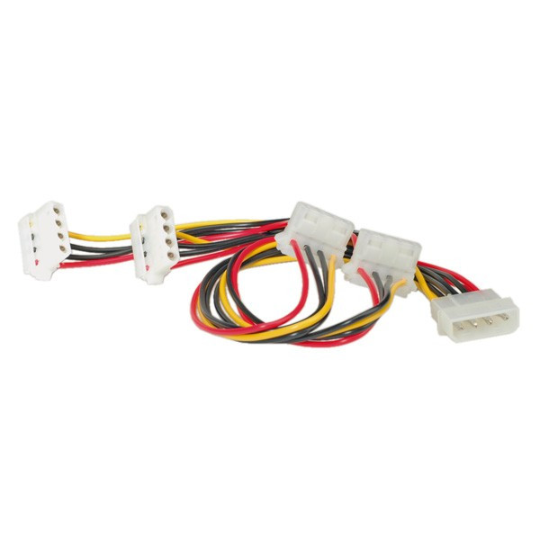 ROLINE stroom Splitkabel Molex naar 4x Molex