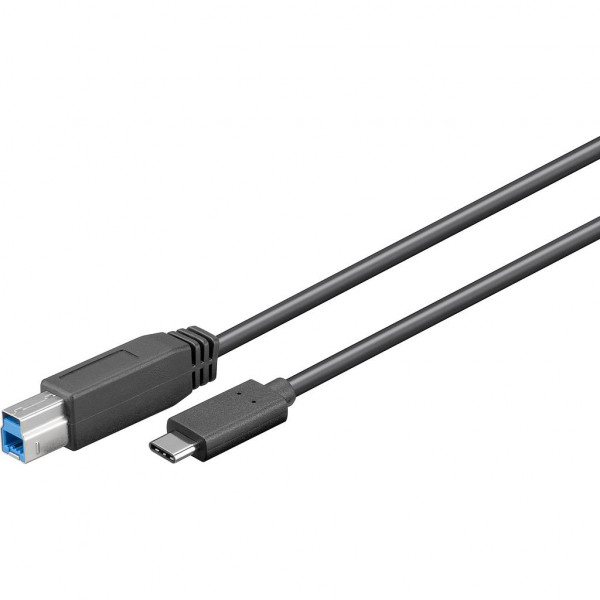 USB 3.0 Aansluitkabel USB 3.1 C - USB B 1m