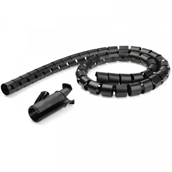 StarTech Kabelgoot spiraal - 45 mm x 2,5 meter - zwart