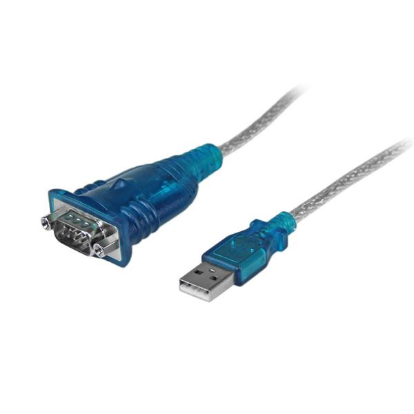 StarTech 1-poorts USB-naar-RS232 DB9 seriële adapterkabel - M/M