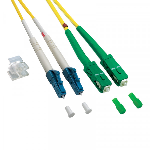 Glasvezel kabel - LC / SC-APC - 1 meter - Geel