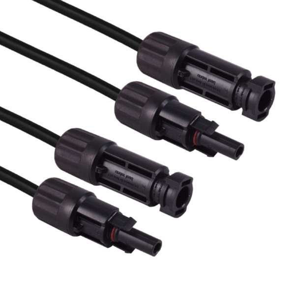 MC4 Solar Verlengkabel Set - 6mm2 - 50 meter - Zwart