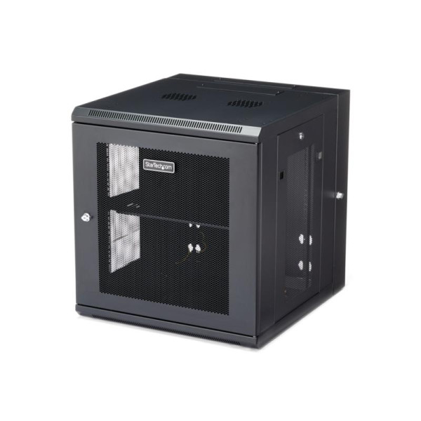 StarTech 12U Serverkast rack - 20 inch diep - wandmonteerbaar scharnierend StarTech 12U Serverkast rack - 20 inch diep - wandmonteerbaar scharnierend