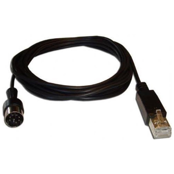 Cavus RJ45 (m) naar 8-pin DIN (m) Kabel - Powerlink PL8 voor B&O - 15 meter - Zwart