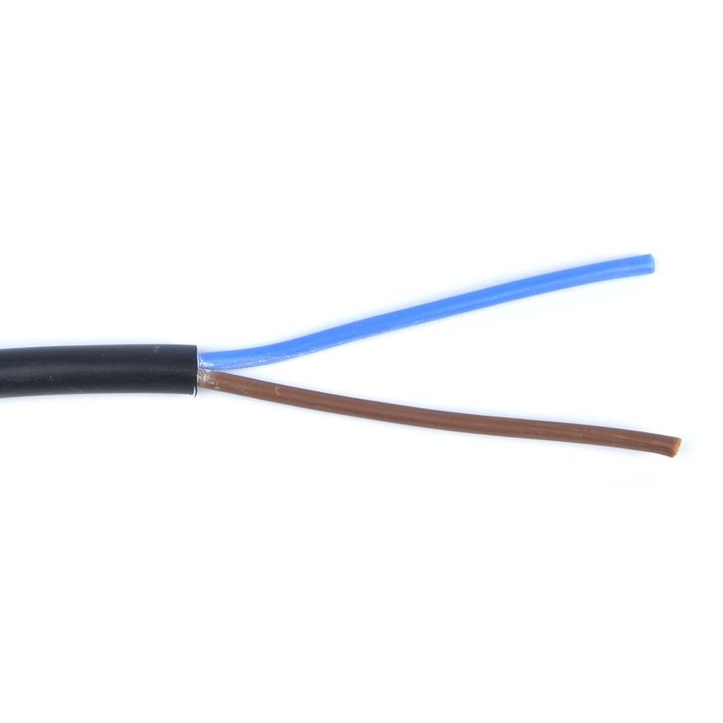 VMvL stroomkabel 2 x 0,75mm2 zwart per meter