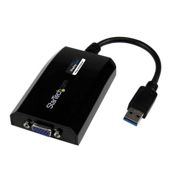 StarTech USB 3.0 naar VGA Adapter - Full HD 60Hz - 0,1 meter - Zwart