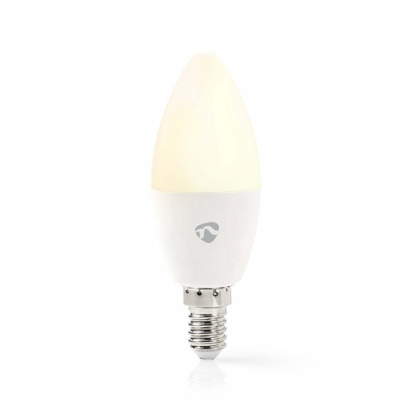 Slimme Wifi E14 LED Filamentlamp - Kaars - 4,9W - RGB en Wit 2700K - 6500K - Wit