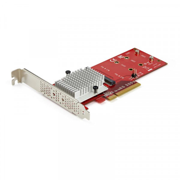 StarTech x8 dubbele M.2 PCI Express SSD adapter