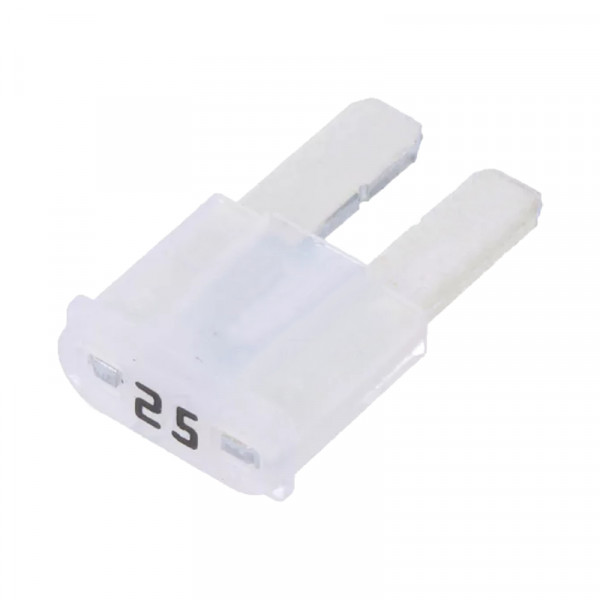 Micro2 Autozekering - 25 Ampere - Wit - 10 stuks