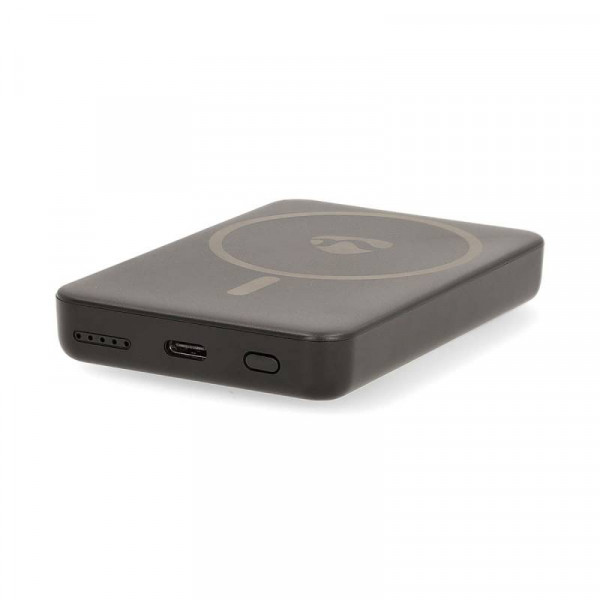 Powerbank met draadloos opladen - USB-C - PD 3.0 - Magsafe compatible - 5.000 mAh - Zwart