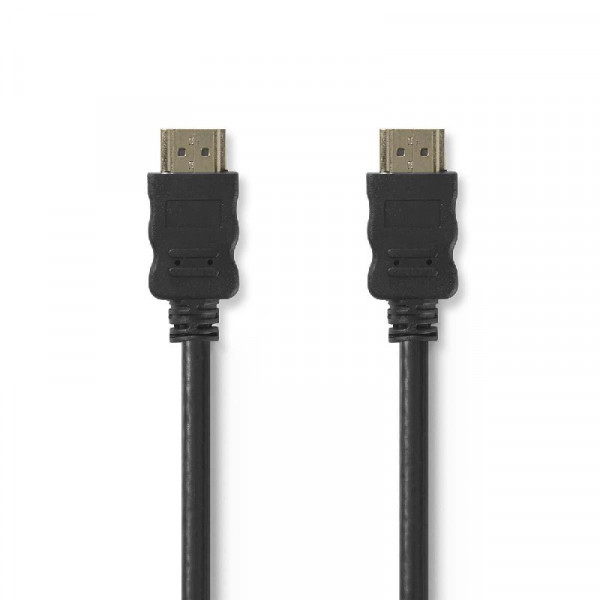 High Speed HDMI kabel met Ethernet HDMI-Connector - HDMI-Connector 1.00 m Zwart