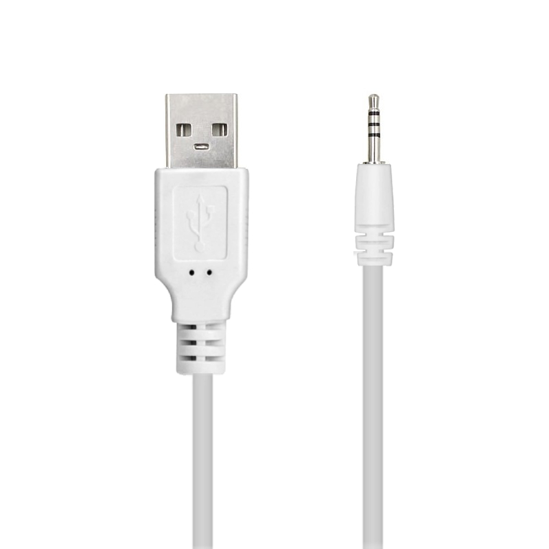 USB Oplaadkabel voor AKG K490NC, K495NC, N60NC, NC60NC en K840KL - 0,2 meter - Wit