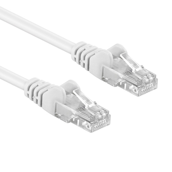 UTP CAT6A 10 Gigabit Netwerkkabel - CU - 15 meter - Wit