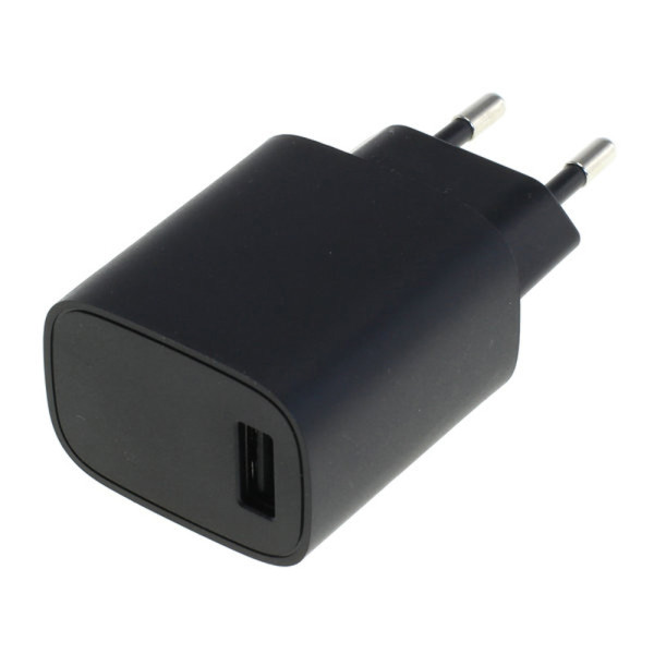 USB Thuislader Voedingsadapter - 5V - 1A - 5W - Zwart