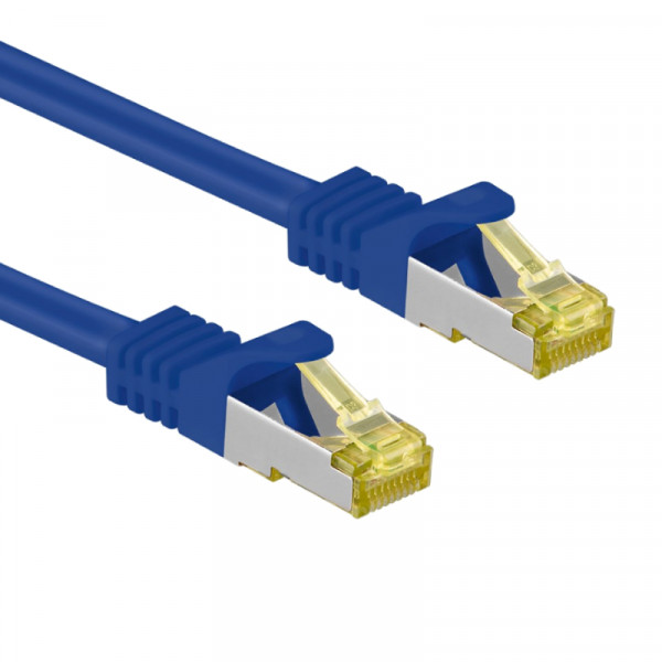 S/FTP CAT7 10 Gigabit Netwerkkabel - CU - 3 meter - Blauw